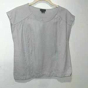 THEORY GREY TOP SMALL